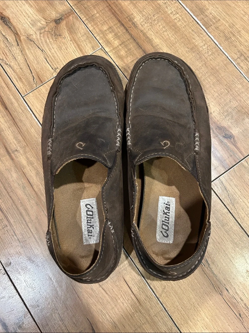 OLUKAI MOLOA SLIP - ON Men’s 8.5 Brown